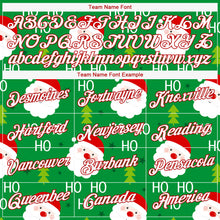 Load image into Gallery viewer, Custom Stitched Green Red-White Christmas 3D Sports Pullover Sweatshirt Hoodie