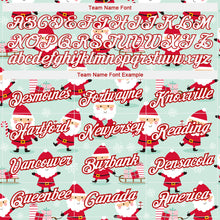 Load image into Gallery viewer, Custom Green Red-White Christmas 3D Performance T-Shirt