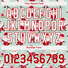 Load image into Gallery viewer, Custom Green Red-White Christmas 3D Performance T-Shirt