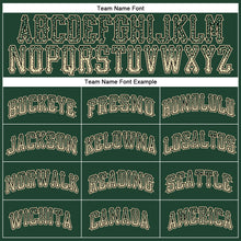 Load image into Gallery viewer, Custom Green Cream-Black Authentic Drift Fashion Baseball Jersey