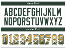 Load image into Gallery viewer, Custom Gold Green-White Drift Fashion Football Jersey