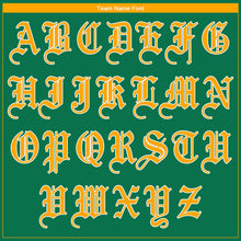 Load image into Gallery viewer, Custom Kelly Green Gold-White Authentic Baseball Jersey