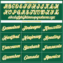 Load image into Gallery viewer, Custom Kelly Green White-Gold Performance T-Shirt