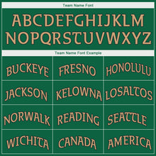 Load image into Gallery viewer, Custom Kelly Green Old Gold-Black Performance T-Shirt