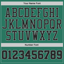 Load image into Gallery viewer, Custom Kelly Green Black-White Authentic Throwback Basketball Jersey