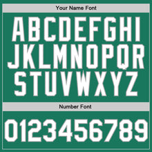 Load image into Gallery viewer, Custom Stitched Kelly Green White-Gray Sports Pullover Sweatshirt Hoodie