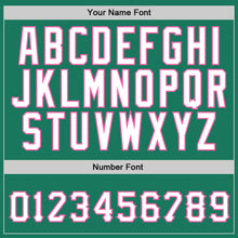 Load image into Gallery viewer, Custom Stitched Kelly Green White-Pink Sports Pullover Sweatshirt Hoodie