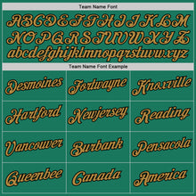 Load image into Gallery viewer, Custom Stitched Kelly Green Old Gold-Black Sports Pullover Sweatshirt Hoodie