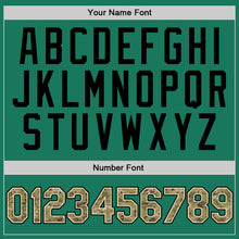 Load image into Gallery viewer, Custom Stitched Kelly Green Camo-Cream Sports Pullover Sweatshirt Hoodie