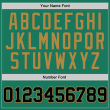 Load image into Gallery viewer, Custom Stitched Kelly Green Black-Old Gold Sports Pullover Sweatshirt Hoodie
