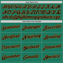 Load image into Gallery viewer, Custom Stitched Kelly Green Black-Old Gold Sports Pullover Sweatshirt Hoodie