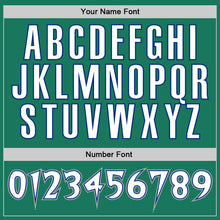 Load image into Gallery viewer, Custom Stitched Kelly Green White-Royal Sports Pullover Sweatshirt Hoodie