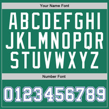 Load image into Gallery viewer, Custom Stitched Kelly Green White-Royal Sports Pullover Sweatshirt Hoodie