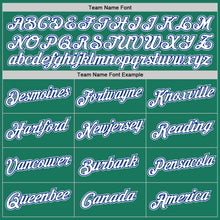 Load image into Gallery viewer, Custom Stitched Kelly Green White-Royal Sports Pullover Sweatshirt Hoodie