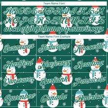 Load image into Gallery viewer, Custom Stitched Kelly Green Kelly Green-White Christmas 3D Sports Pullover Sweatshirt Hoodie