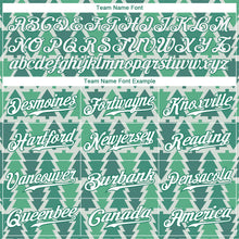Load image into Gallery viewer, Custom Kelly Green Kelly Green-White Christmas 3D Authentic Baseball Jersey