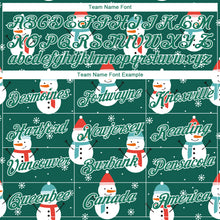 Load image into Gallery viewer, Custom Kelly Green Kelly Green-White Christmas 3D Performance T-Shirt