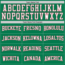 Load image into Gallery viewer, Custom Stitched Kelly Green White-Red Sports Pullover Sweatshirt Hoodie