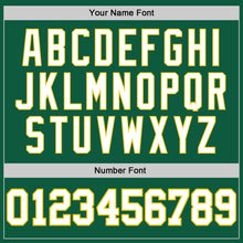 Load image into Gallery viewer, Custom Kelly Green White-Gold Authentic Baseball Jersey