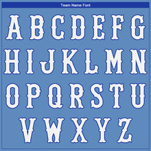 Load image into Gallery viewer, Custom Light Blue White-Royal Authentic Baseball Jersey