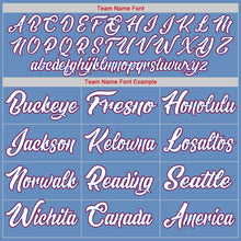 Load image into Gallery viewer, Custom Light Blue White-Royal Authentic Throwback Rib-Knit Baseball Jersey Shirt