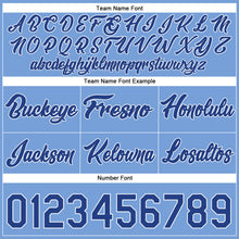 Load image into Gallery viewer, Custom Light Blue Royal-White Authentic Throwback Basketball Shorts