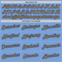 Load image into Gallery viewer, Custom Stitched Light Blue Old Gold-Royal Sports Pullover Sweatshirt Hoodie