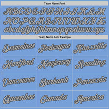 Load image into Gallery viewer, Custom Stitched Light Blue Gray-Navy Sports Pullover Sweatshirt Hoodie