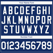 Load image into Gallery viewer, Custom Royal White-Red Baseball Jersey