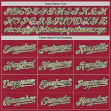 Load image into Gallery viewer, Custom Maroon Camo-Gray Authentic Throwback Basketball Jersey