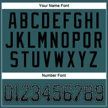 Load image into Gallery viewer, Custom Midnight Green Black-Gray Authentic Drift Fashion Baseball Jersey