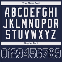 Load image into Gallery viewer, Custom Navy Navy-Powder Blue Performance T-Shirt