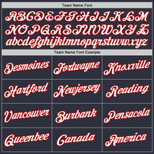 Load image into Gallery viewer, Custom Stitched Navy White-Red Sports Pullover Sweatshirt Hoodie