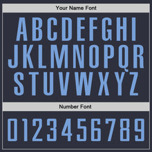 Load image into Gallery viewer, Custom Stitched Navy Light Blue Sports Pullover Sweatshirt Hoodie