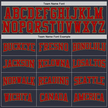 Load image into Gallery viewer, Custom Stitched Navy Red-Old Gold Sports Pullover Sweatshirt Hoodie