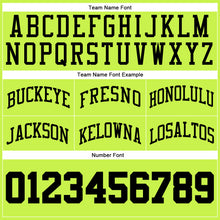 Load image into Gallery viewer, Custom Neon Green Black-White Authentic Throwback Basketball Shorts