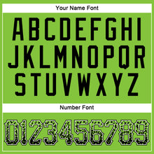 Load image into Gallery viewer, Custom Neon Green Black-White Authentic Drift Fashion Baseball Jersey