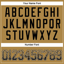 Load image into Gallery viewer, Custom Old Gold Black-White Authentic Drift Fashion Baseball Jersey