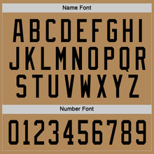 Load image into Gallery viewer, Custom Old Gold Black Hockey Jersey