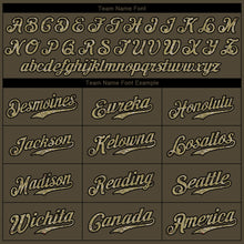 Load image into Gallery viewer, Custom Olive Camo-Black Authentic Salute To Service Baseball Jersey