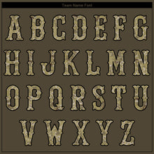 Load image into Gallery viewer, Custom Olive Camo-Black Authentic Salute To Service Baseball Jersey