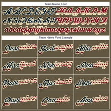 Load image into Gallery viewer, Custom Olive Vintage USA Flag-Cream Authentic Throwback Salute To Service Basketball Jersey