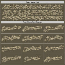 Load image into Gallery viewer, Custom Stitched Olive Olive-Cream Sports Pullover Sweatshirt Salute To Service Hoodie