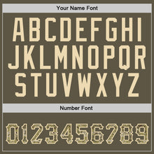 Load image into Gallery viewer, Custom Stitched Olive Camo-Cream Sports Pullover Sweatshirt Salute To Service Hoodie