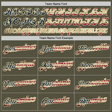 Load image into Gallery viewer, Custom Olive Vintage USA Flag-Cream Performance Salute To Service T-Shirt