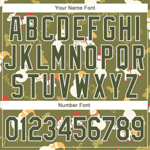 Load image into Gallery viewer, Custom Olive Olive-White Christmas 3D Performance Salute To Service T-Shirt