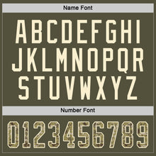 Load image into Gallery viewer, Custom Olive Camo-Cream Salute To Service Hockey Jersey