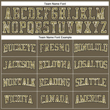 Load image into Gallery viewer, Custom Olive Camo-Cream Authentic Throwback Salute To Service Basketball Jersey