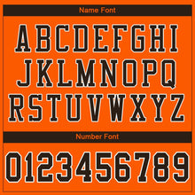 Load image into Gallery viewer, Custom Orange Brown-White Mesh Authentic Football Jersey