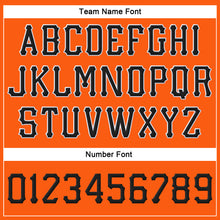 Load image into Gallery viewer, Custom Orange Black-White Stitched Adjustable Snapback Hat